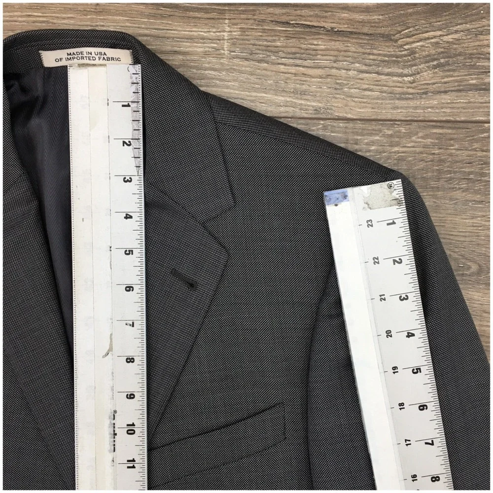 JOSEPH ABBOUD Mens Wool Blazer Sport Coat‎ Casual Jacket Size 38R Slim Wool Suit